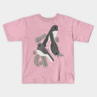 Winter Junco Kids T-Shirt